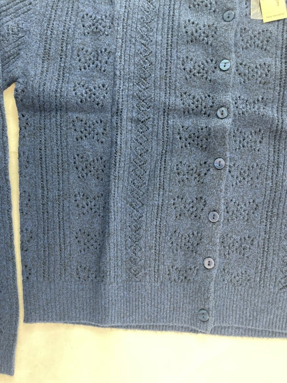Aeropostale Knit Button-Up Cardigan Sweater Blue Women's Size Large MSRP$50 NWT - Picture 4 of 7